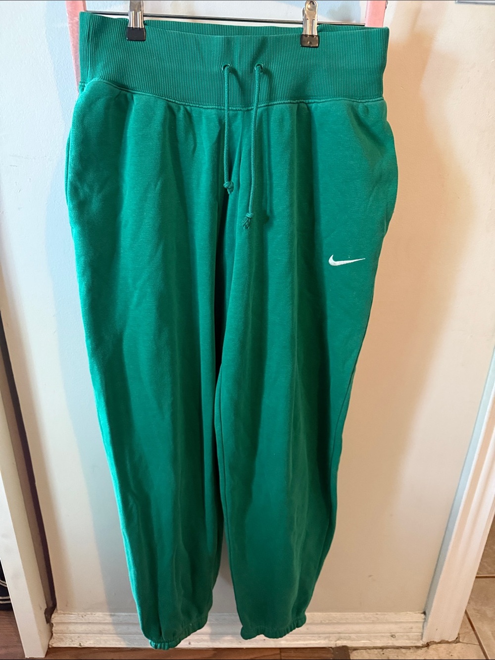Nike Kids Emerald Green Fleece Joggers